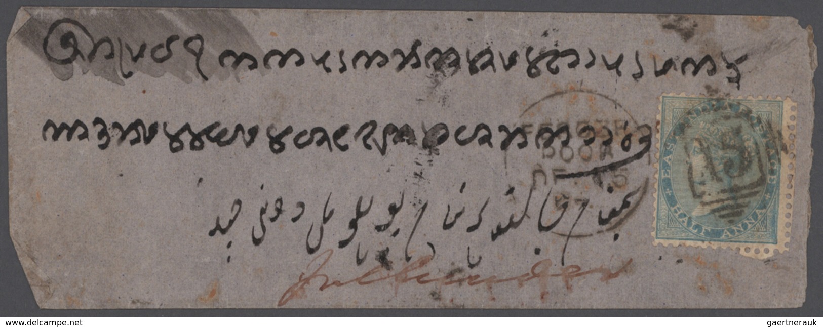 Indien: 1890/1950: Approx. 100 Covers And Postal Stationery With Many Different Frankings. In Additi - 1854 Britische Indien-Kompanie