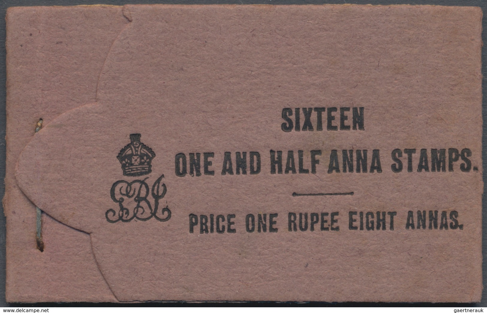 Indien: 1921-36 Group Of Four KGV. Items Including 1921 Booklet 1r8a., Complete And Unmounted Mint, - 1854 Britse Indische Compagnie