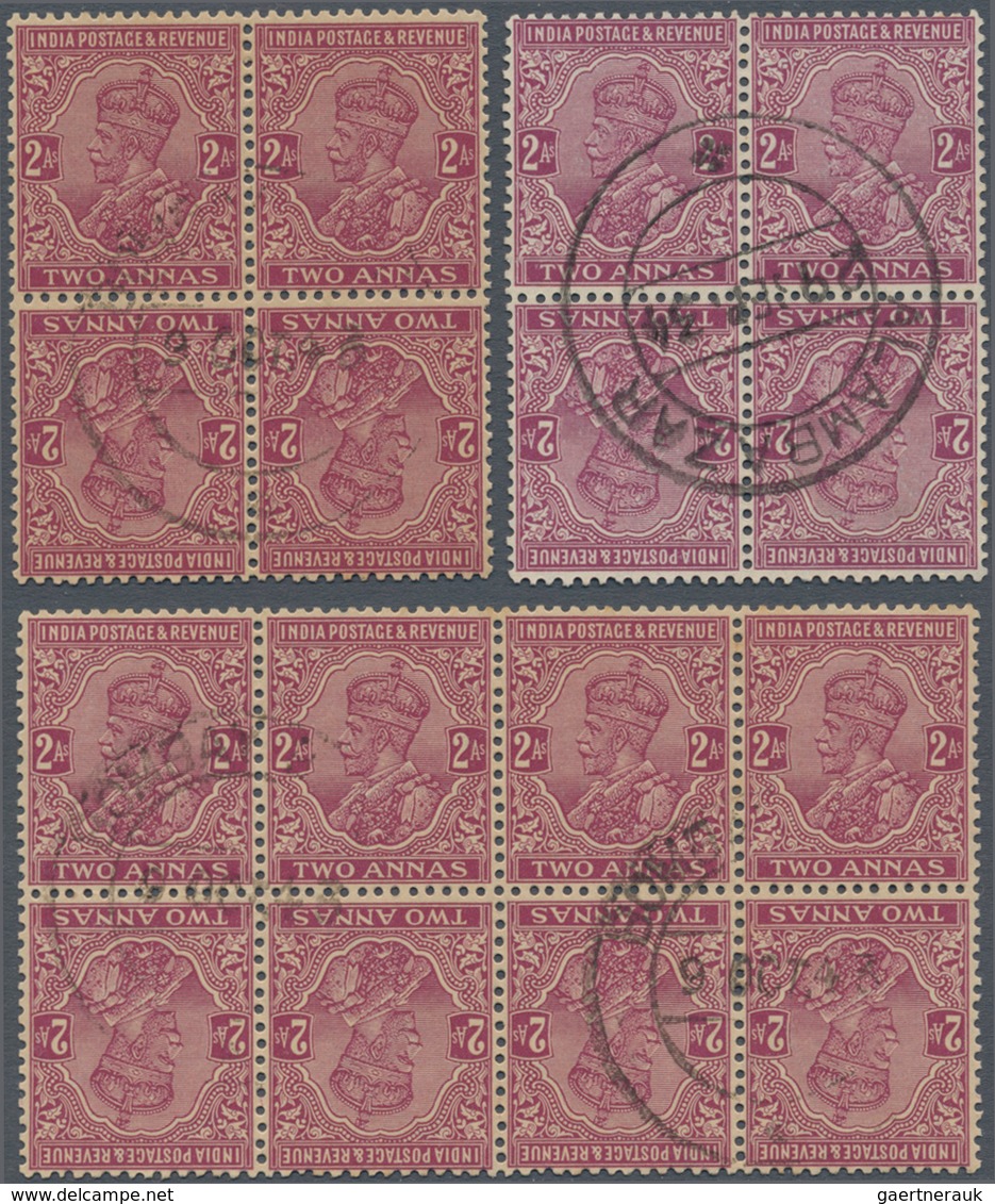 Indien: 1921-36 Group Of Four KGV. Items Including 1921 Booklet 1r8a., Complete And Unmounted Mint, - 1854 Compañia Británica De Las Indias