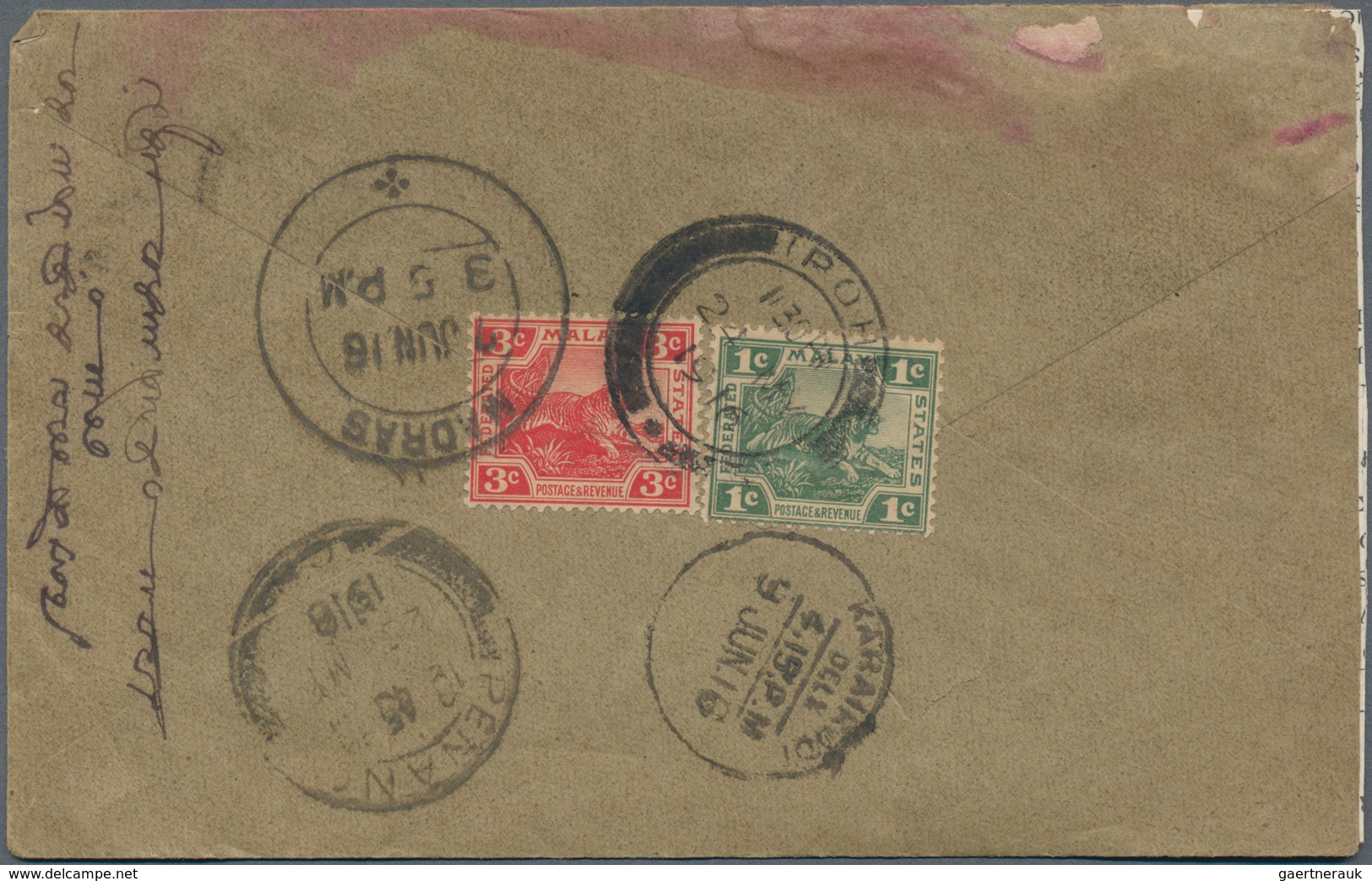 Indien: 1940-45 (ca.): Group Of 22 WWII CENSOR Covers From/to India, Portuguese India, Burma, Malaya - 1854 Compagnie Des Indes