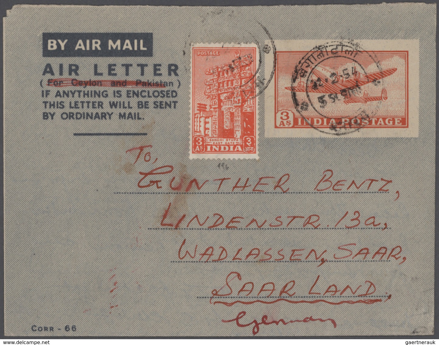 Indien: 1947 Onwards: About 500 Covers, Postcards And Postal Stationery Items, From Independence To - 1854 Compagnie Des Indes