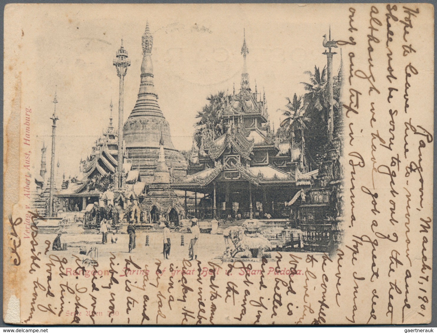 Indien - Used Abroad - Burma: BURMA 1856-1930's: More Than 800 Covers, Postcards, Postal Stationery - Autres & Non Classés