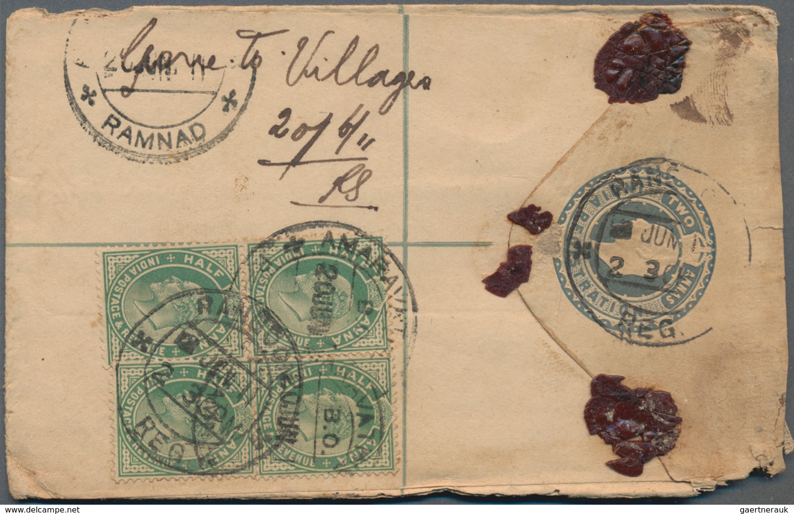 Indien - Used Abroad - Burma: BURMA 1856-1930's: More Than 800 Covers, Postcards, Postal Stationery - Andere & Zonder Classificatie