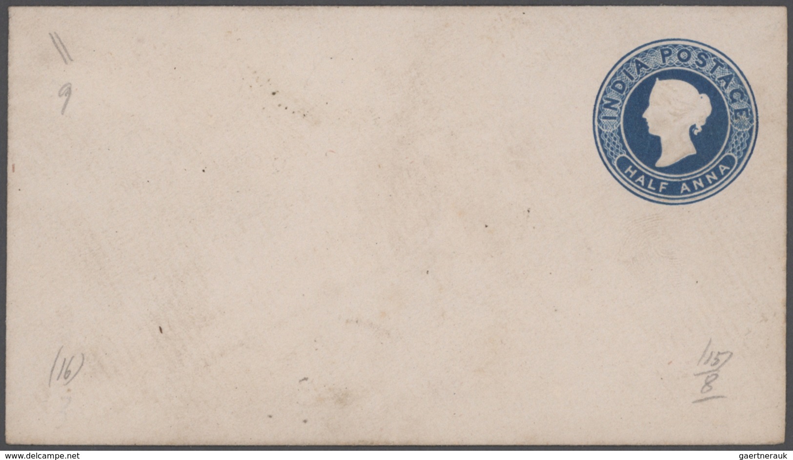 Indien - Ganzsachen: 1857-1947 "THE POSTAL STATIONERY OF BRITISH INDIA": Specialized Collection Of A - Non Classés