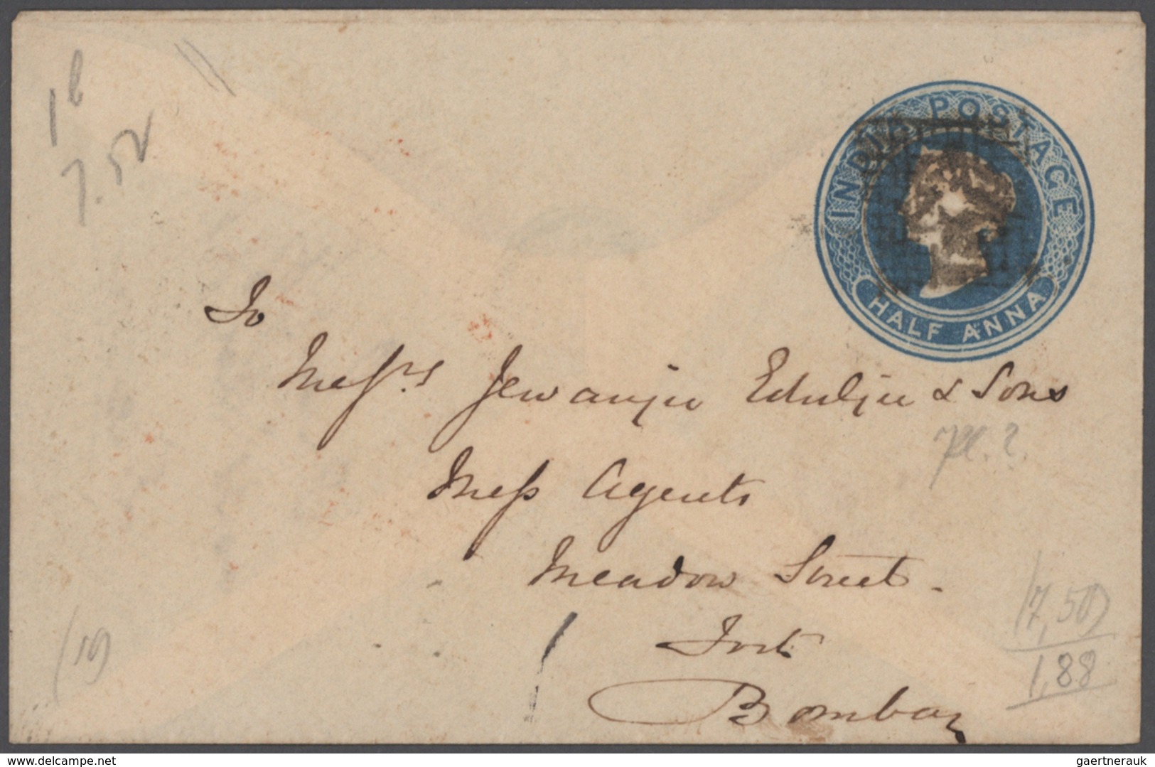 Indien - Ganzsachen: 1857-1947 "THE POSTAL STATIONERY OF BRITISH INDIA": Specialized collection of a