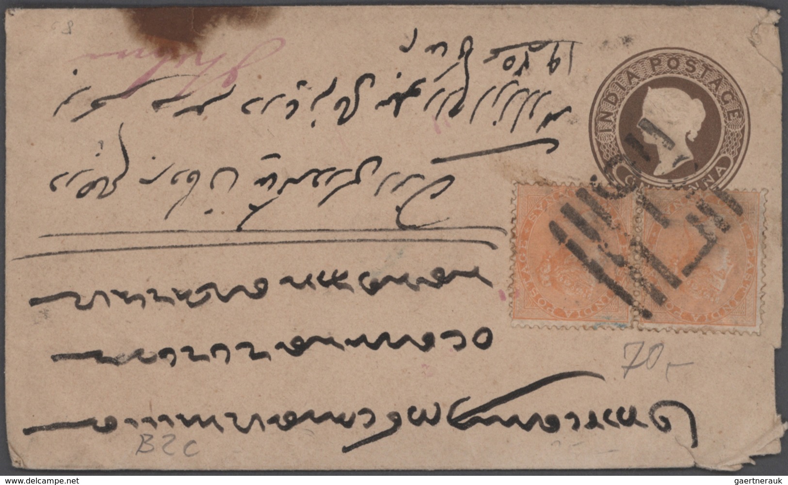 Indien - Ganzsachen: 1857-1947 "THE POSTAL STATIONERY OF BRITISH INDIA": Specialized collection of a