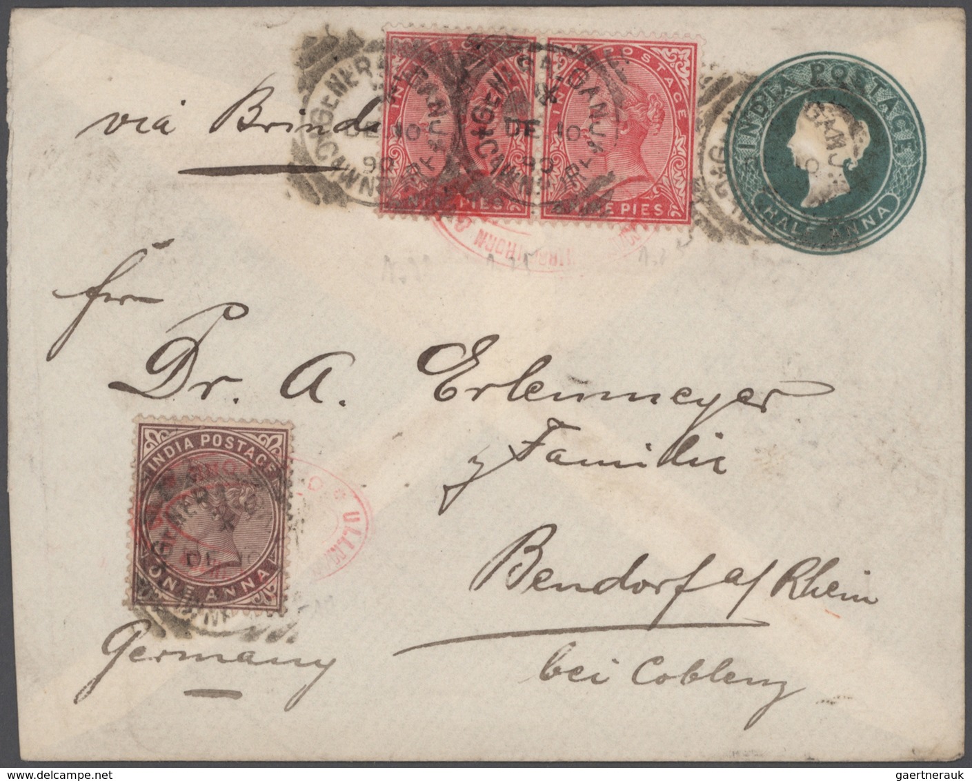 Indien - Ganzsachen: 1857-1947 "THE POSTAL STATIONERY OF BRITISH INDIA": Specialized collection of a