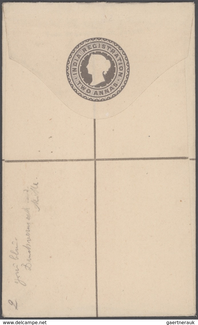 Indien - Ganzsachen: 1857-1947 "THE POSTAL STATIONERY OF BRITISH INDIA": Specialized collection of a