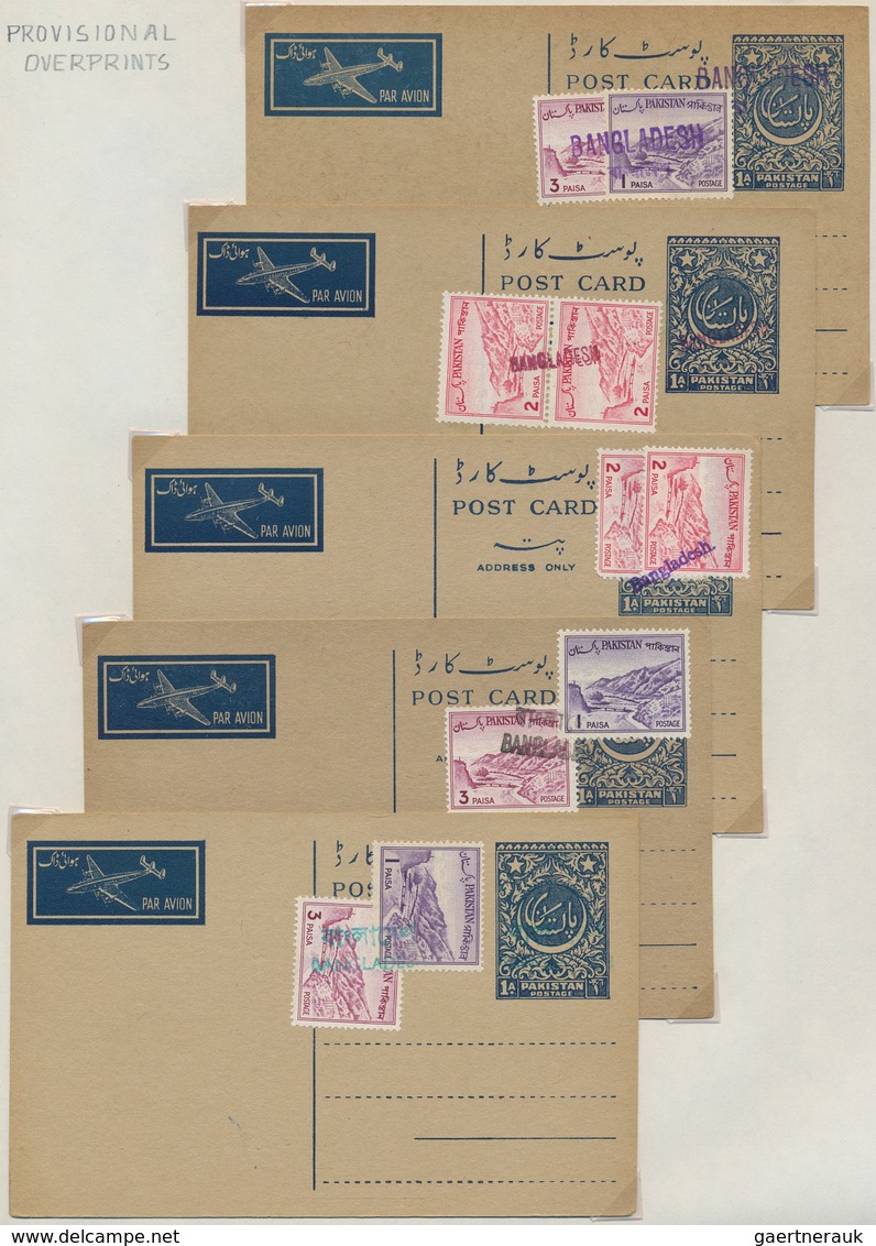 Indien - Ganzsachen: 1870's-1970's Ca.: Collection Of More Than 240 Postal Stationery Cards, Double - Sin Clasificación