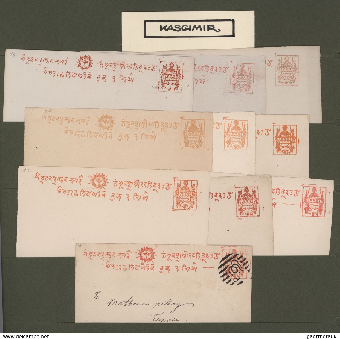 Indien - Feudalstaaten: 1880-1950 POSTAL STATIONERY: Comprehensive Collection Of More Than 340 Posta - Sonstige & Ohne Zuordnung