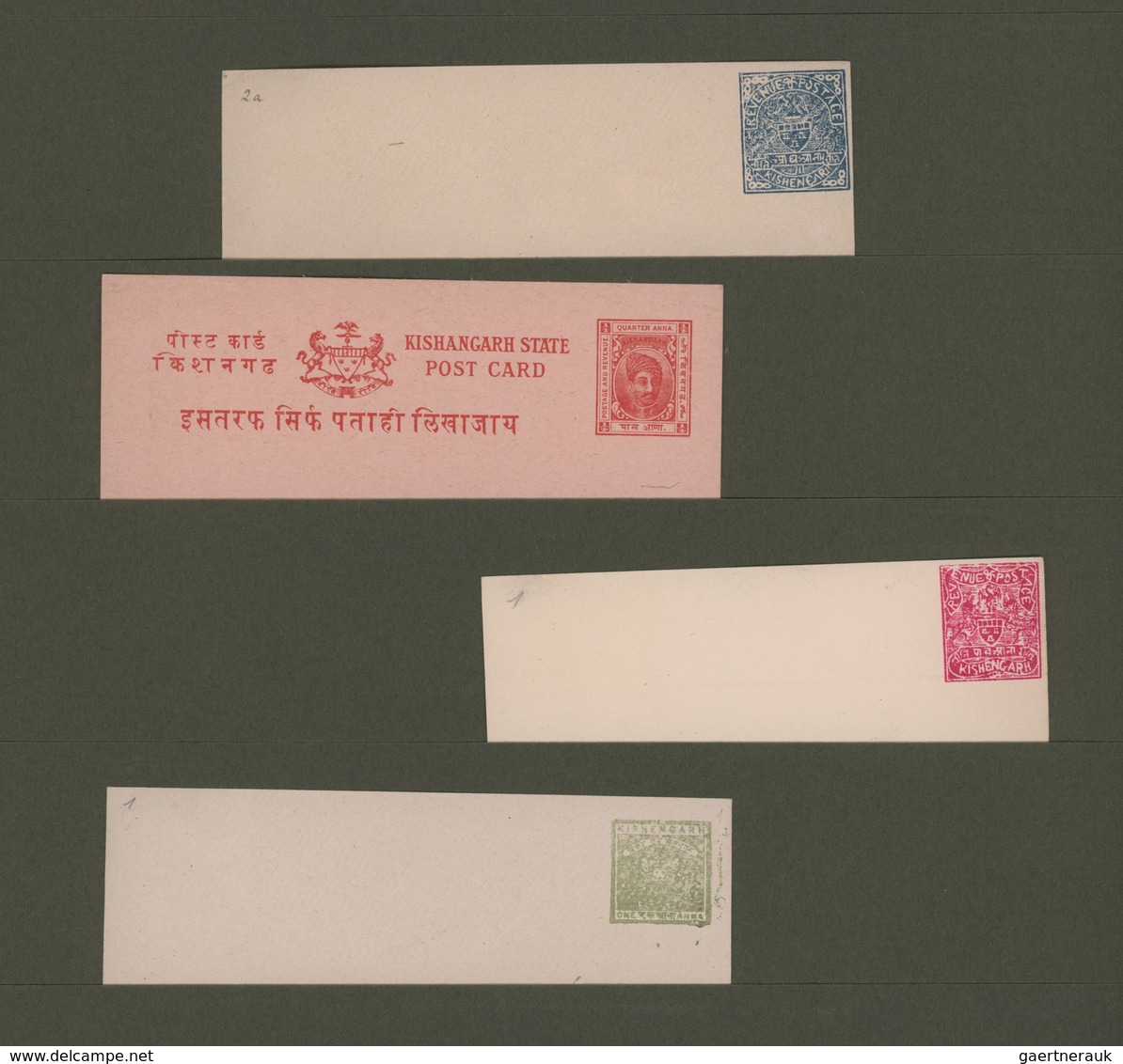 Indien - Feudalstaaten: 1880-1950 POSTAL STATIONERY: Comprehensive collection of more than 340 posta