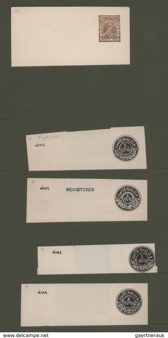 Indien - Feudalstaaten: 1880-1950 POSTAL STATIONERY: Comprehensive collection of more than 340 posta