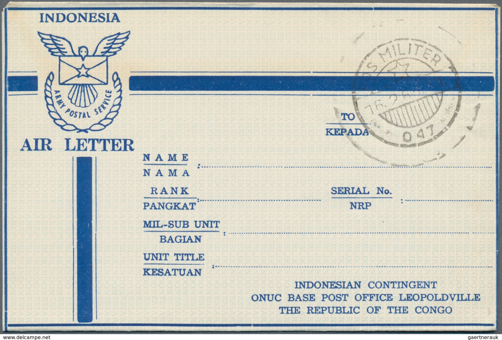 Indonesien: 1962/97, Accumulation Of Approx. 440 Unused And CTO-used Covers (many KILAT-Envelopes), - Indonesia