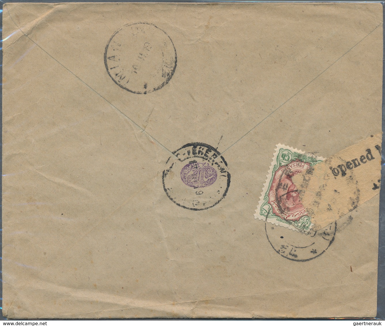 Iran: 1914-20, 16 Covers With Censor Marks And Labels, Showing Cancellations Of Hamadan, Lahidjan, R - Iran