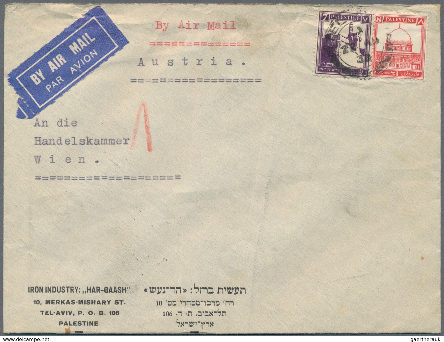 Israel: 1933/2002 (ca.), Comprehensive Stock Of More Than 1500 First Day Cover Partly Sorted In Big - Gebruikt (zonder Tabs)