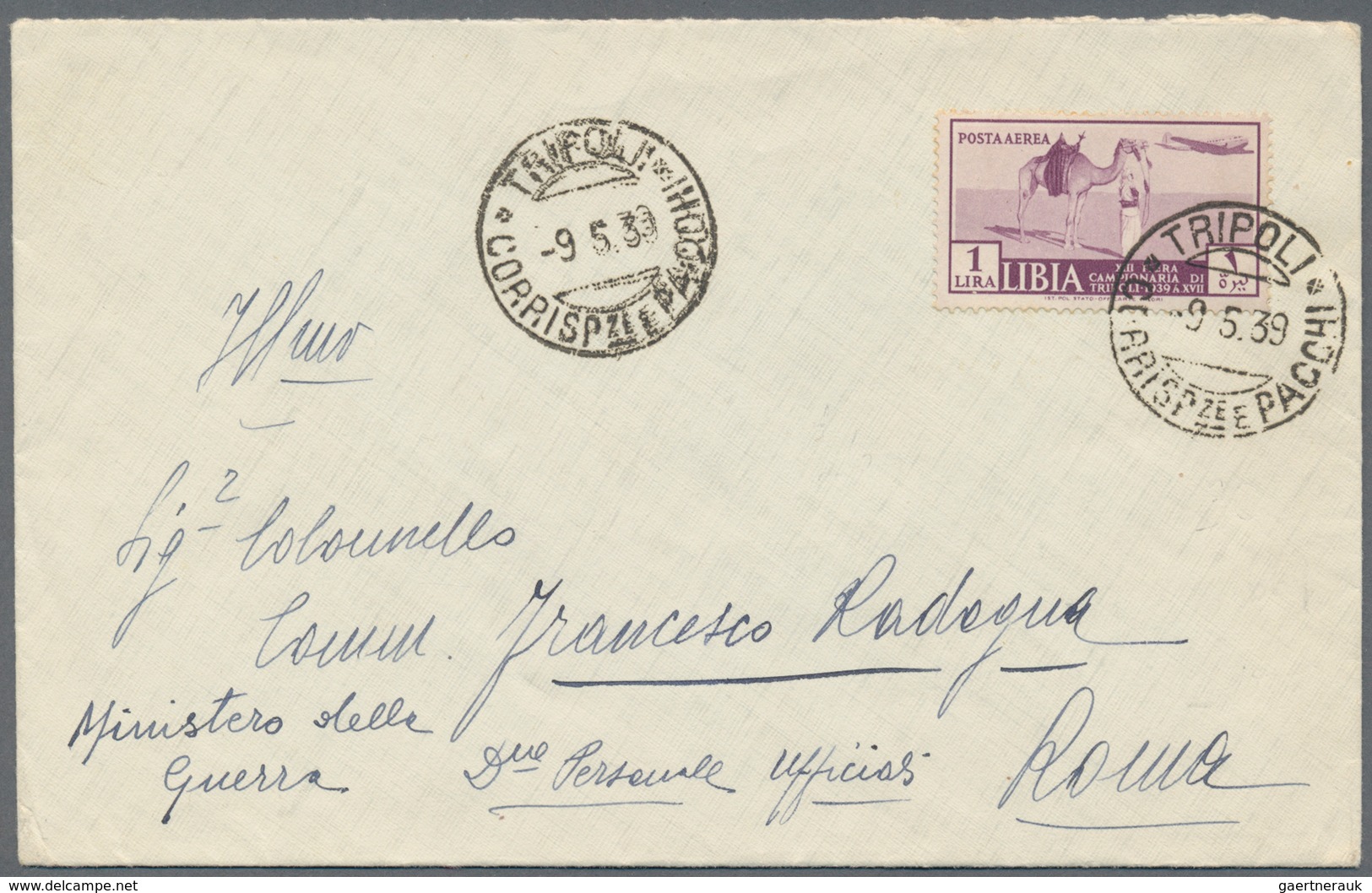 Italienisch-Libyen: 1913/1934, 16 Intresting Covers And Cards Including Airmails And Censored Mail A - Libië