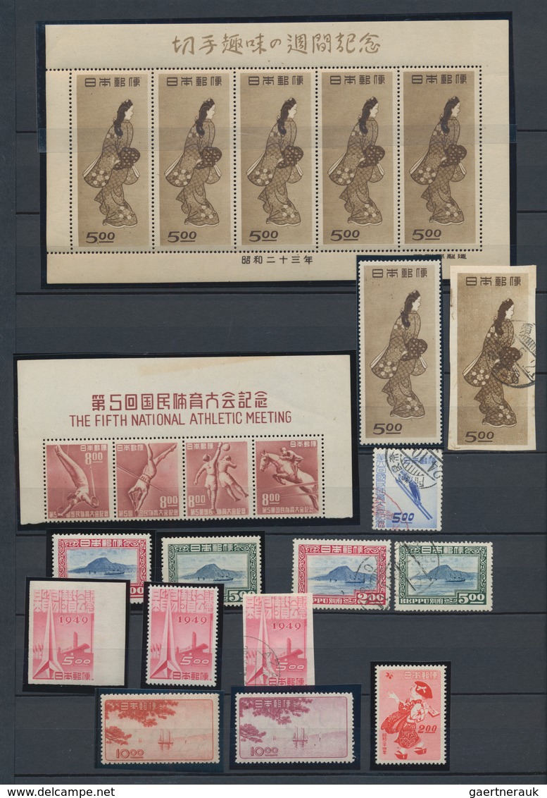 Japan: 1894/1990, collection of commemoratives inc. parks mint inc. MNH and used (double collected)