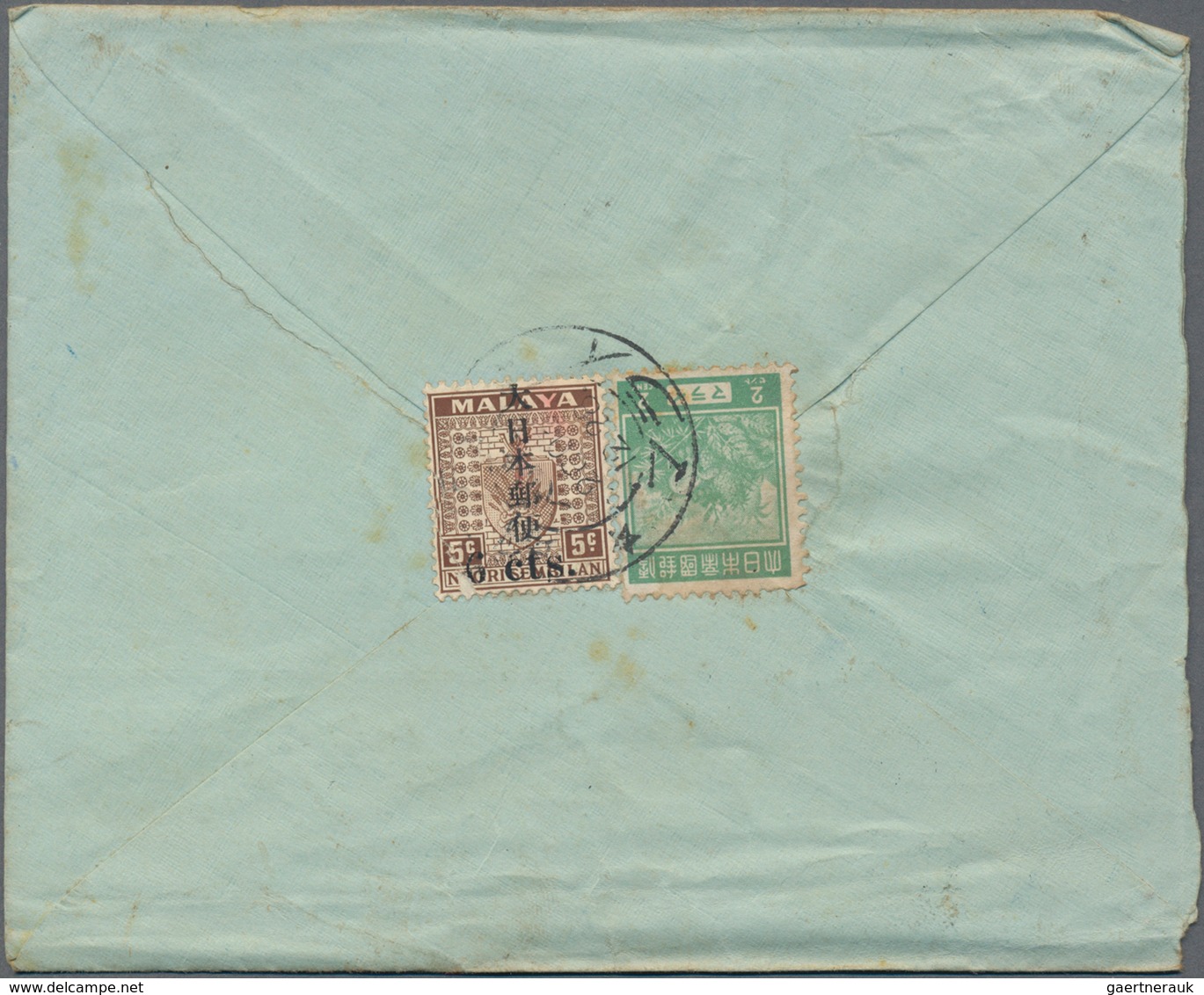 Japanische Besetzung  WK II - Malaya: General Issues, 1942/44, Covers With Ovpt. Issues (6 + 1 Front - Malasia (1964-...)