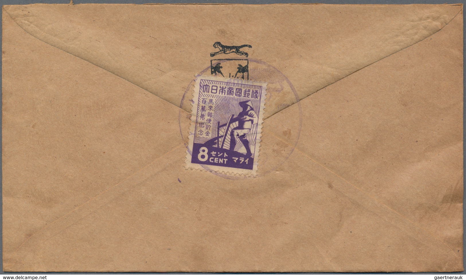 Japanische Besetzung  WK II - Malaya: General Issues, 1943/44, Covers (3) With Commemorative Single - Maleisië (1964-...)