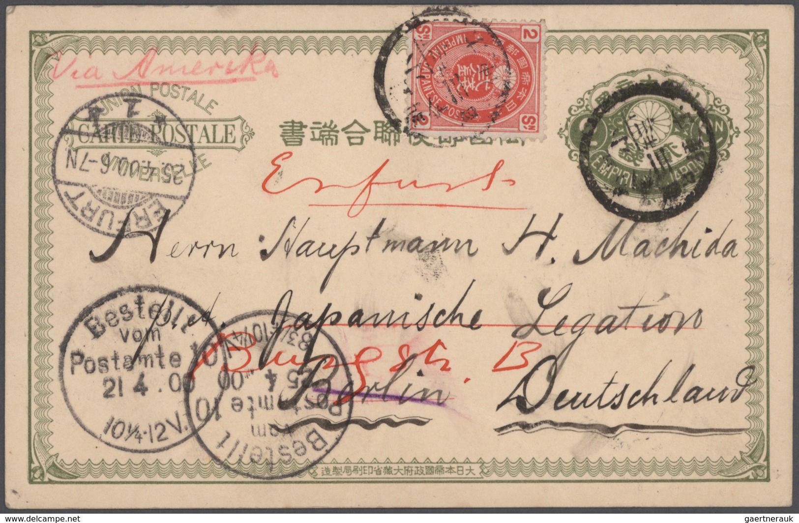 Japan - Ganzsachen: 1874/1990 (ca.), Mint And Used Collection Of Apprx. 246 Stationery In Two Stockb - Ansichtskarten