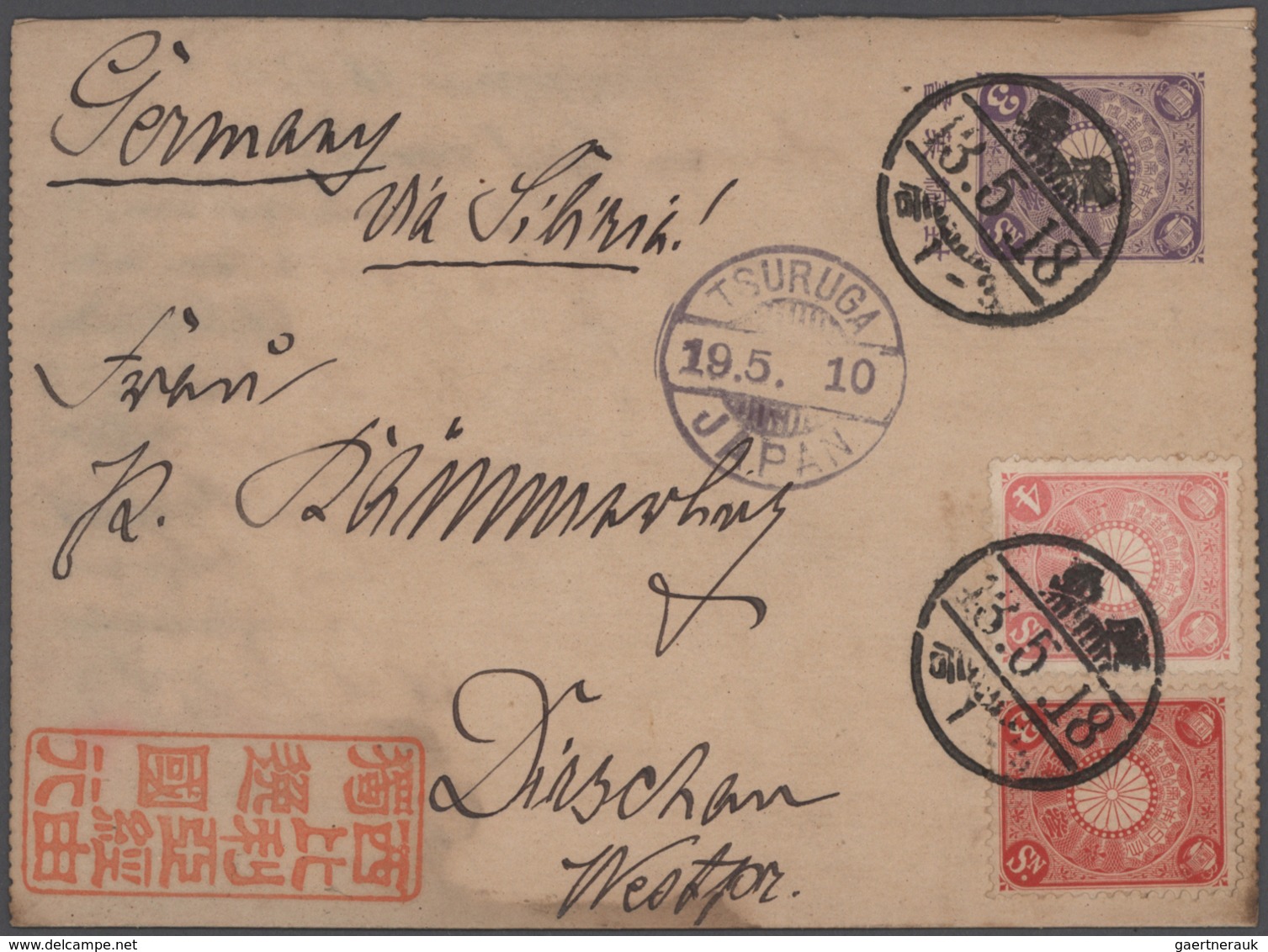 Japan - Ganzsachen: 1874/1990 (ca.), mint and used collection of apprx. 246 stationery in two stockb