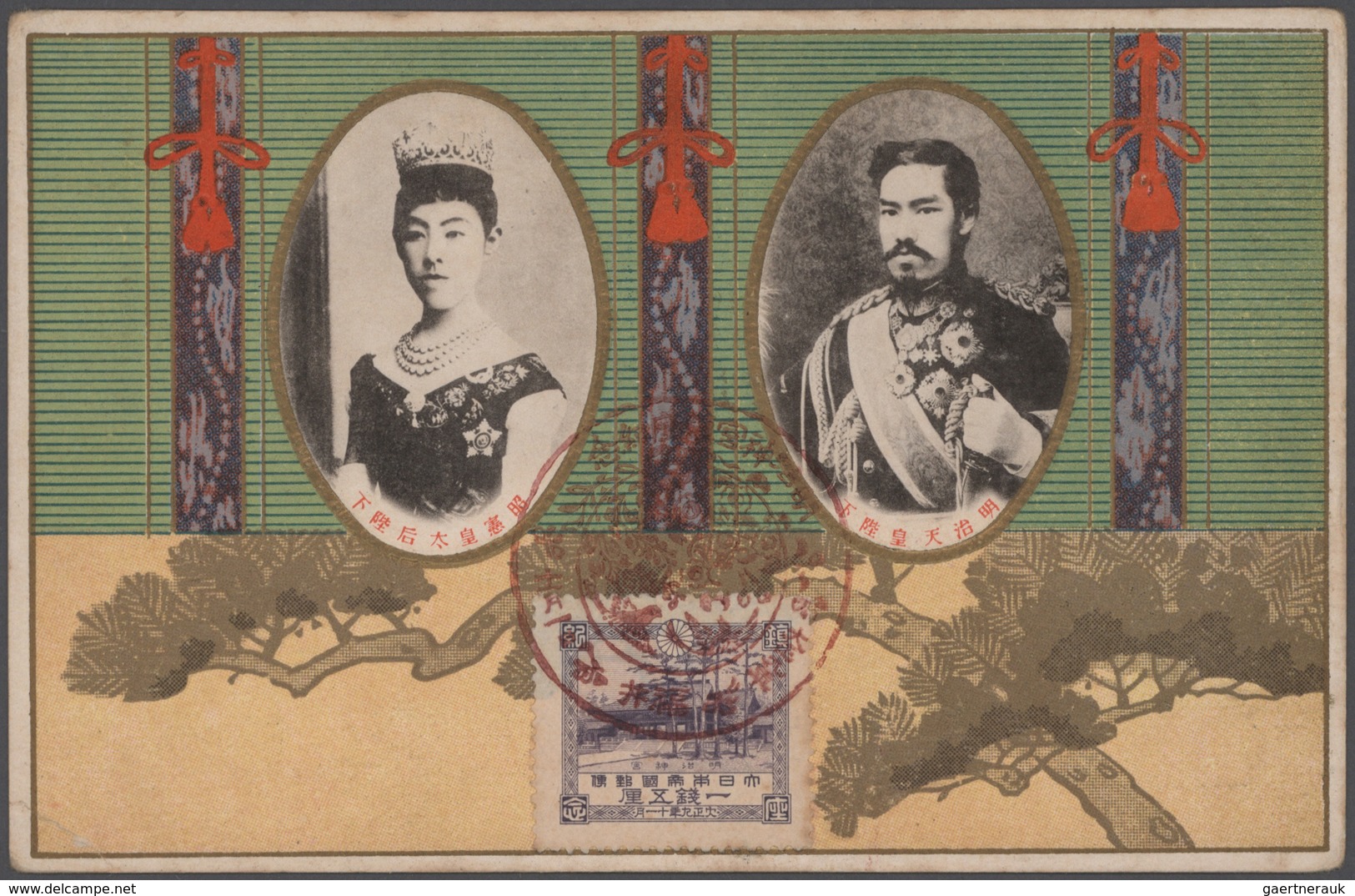 Japan - Besonderheiten: 1900/1950, Album With More Then 140 Historical Postcards As Well As Numerous - Autres & Non Classés