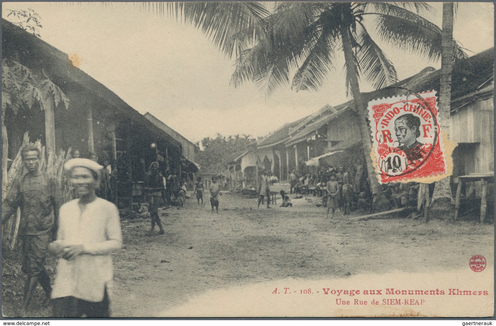 Kambodscha: 1900/1970, Box With Around 350 Historical Postcards With Different Topics Like Folklore, - Cambodge