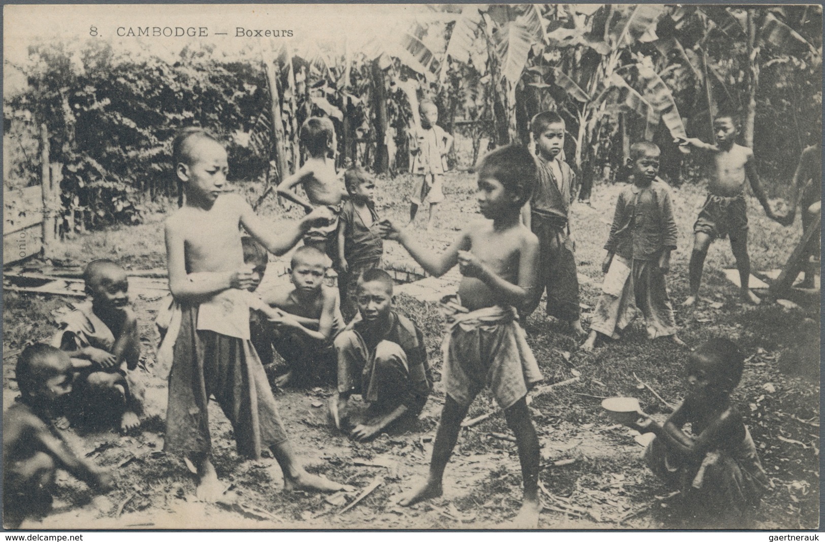 Kambodscha: 1900/1970, Box With Around 350 Historical Postcards With Different Topics Like Folklore, - Camboya