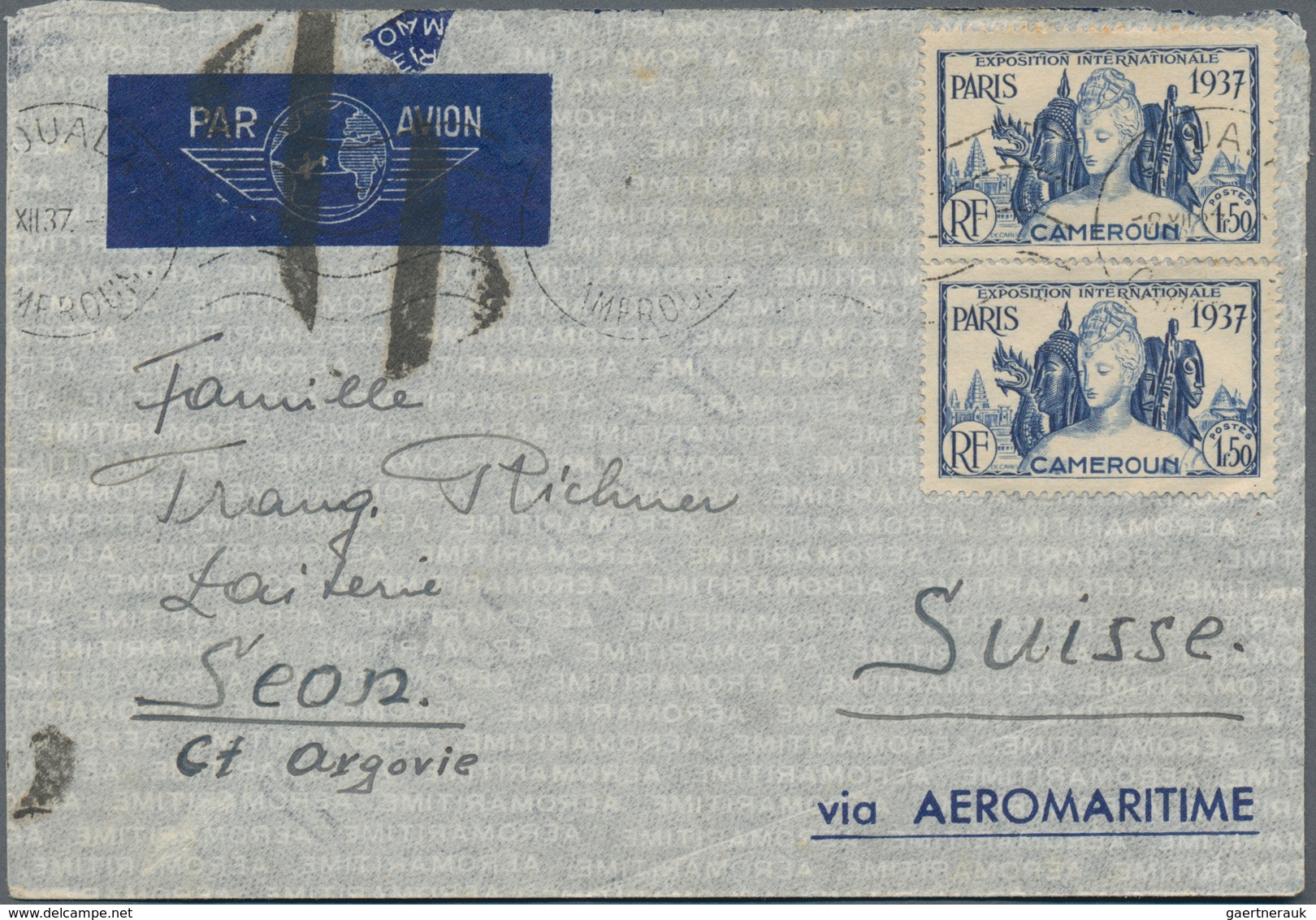 Kamerun: 1890/1990, Ca. 80 Covers, Mostly Of The Colonial Time And Sent To France, Incl. Registered - Kameroen (1960-...)