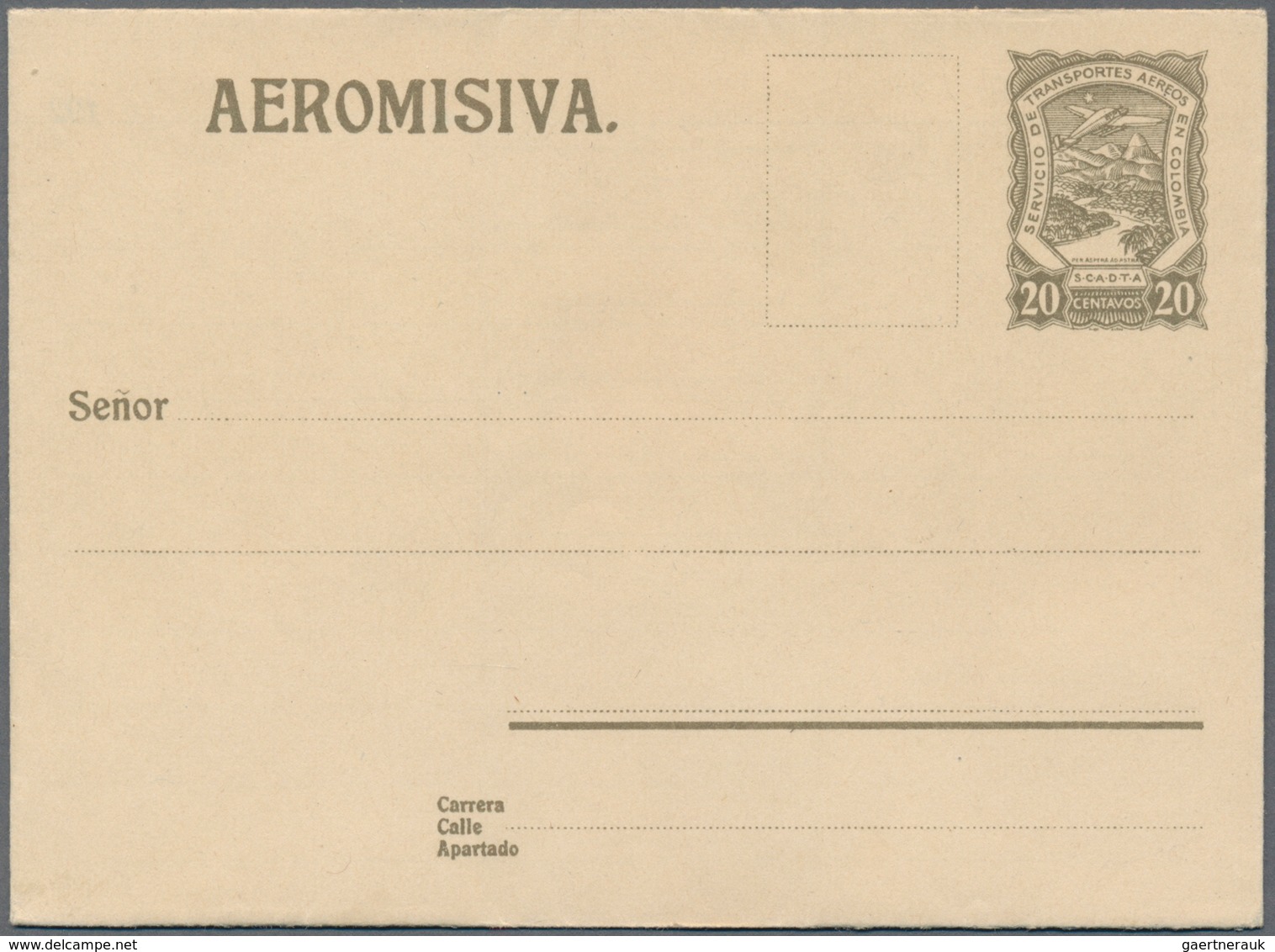 Kolumbien: 1895/1966 (ca.), Accumulation Of Ca. 60 Covers, Picture Cards, And Postal Stationeries (m - Kolumbien