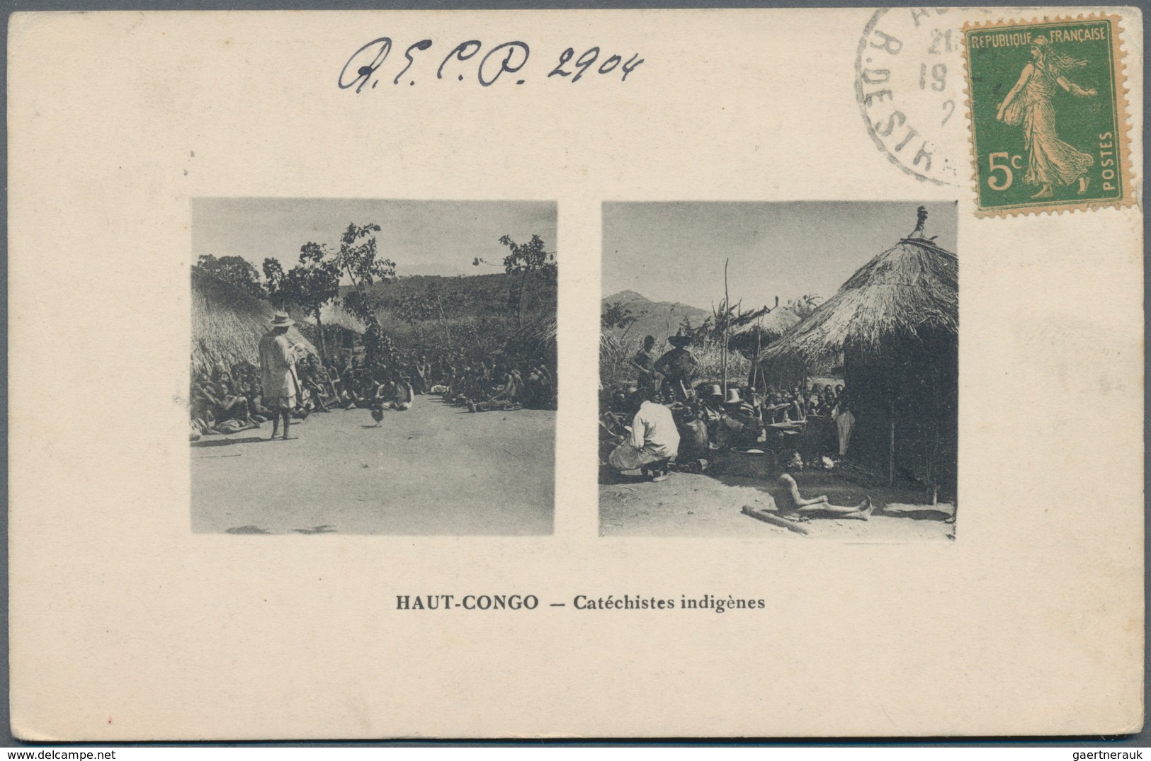 Kongo (Brazzaville): 1900/1960, Box With More Then 400 Historical Postcards With Only A Small Part O - Autres & Non Classés