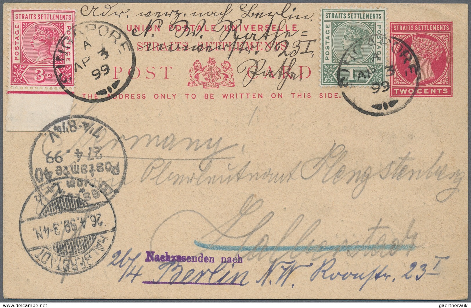 Malaiische Staaten - Straits Settlements: 1879-1940's POSTAL STATIONERY: Collection Of More Than 180 - Straits Settlements