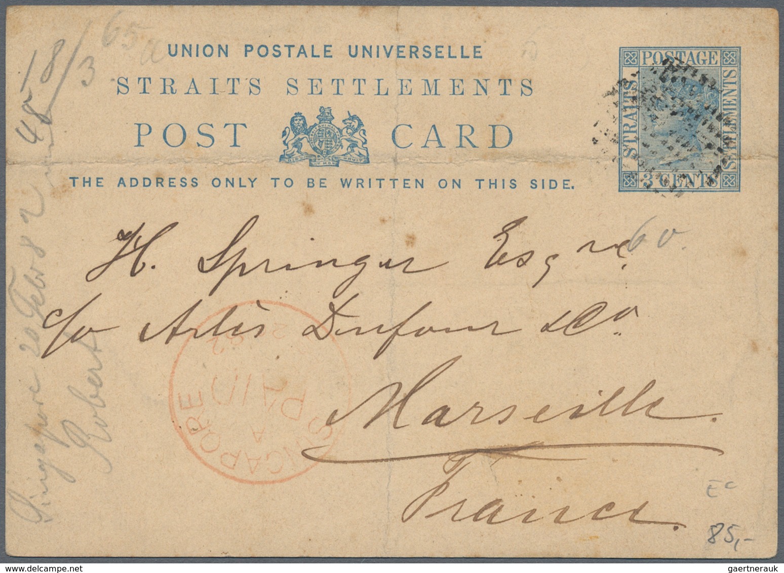 Malaiische Staaten - Straits Settlements: 1879-1940's POSTAL STATIONERY: Collection Of More Than 180 - Straits Settlements