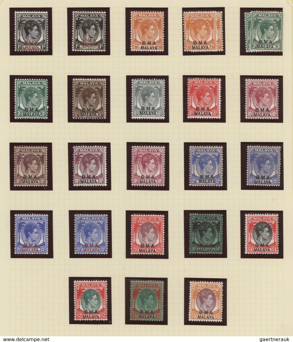 Malaiische Staaten - Straits Settlements: 1902-1948: Mint And Used Collection Of More Than 300 Stamp - Straits Settlements