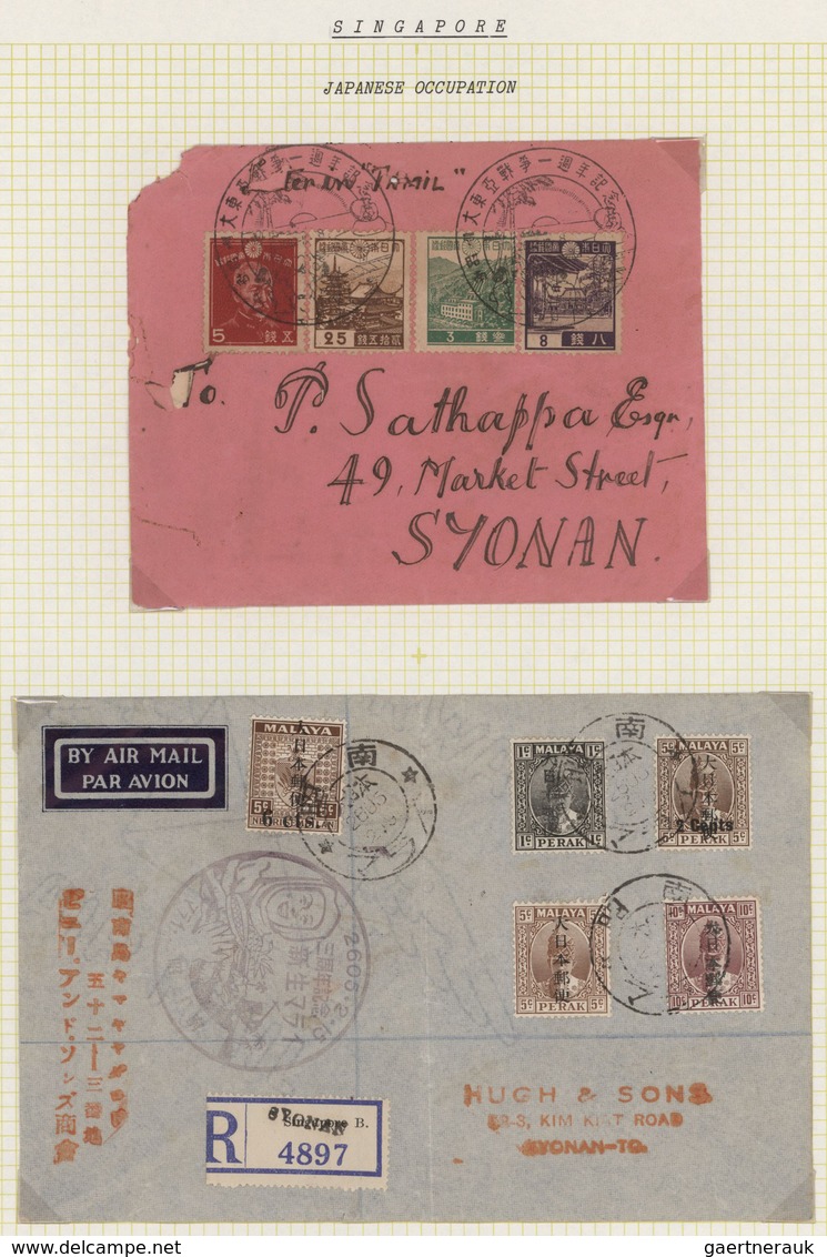 Malaiische Staaten - Straits Settlements: 1910/1955, Sophisticated Balance In An Album, Comprising A - Straits Settlements