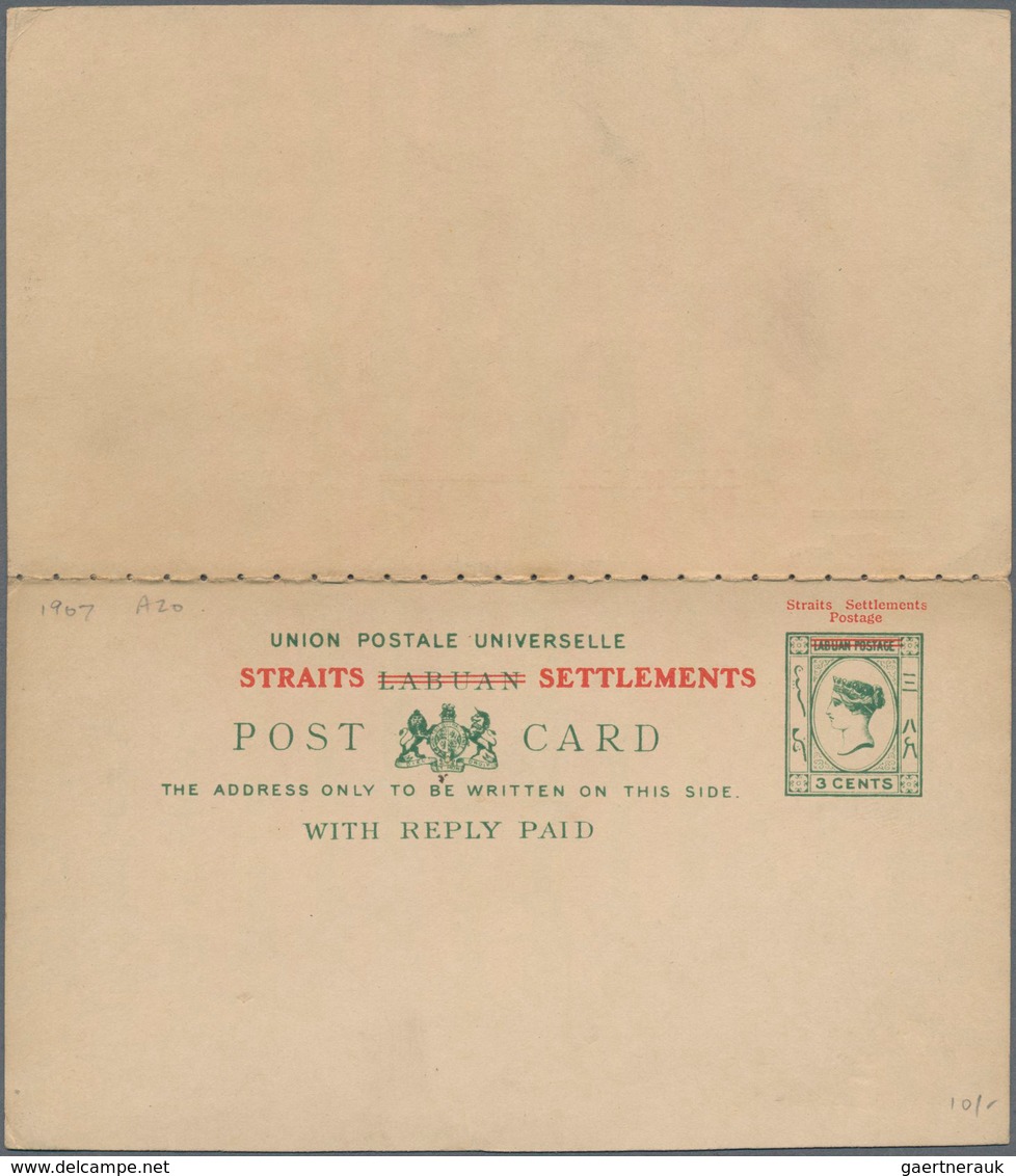 Malaiische Staaten: 18..-1960's POSTAL STATIONERY: More Than 2300 Postal Stationery Cards & Double C - Federated Malay States