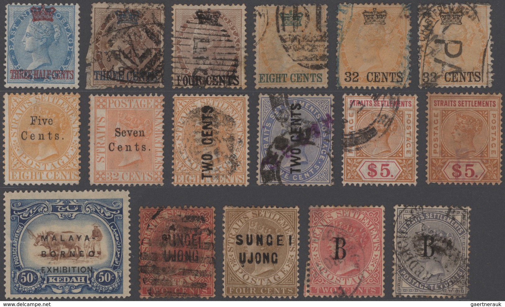 Malaiische Staaten: 1860's-1940's Ca: Collection And Accumulation Of Some Hundred Stamps, Mint And U - Federated Malay States