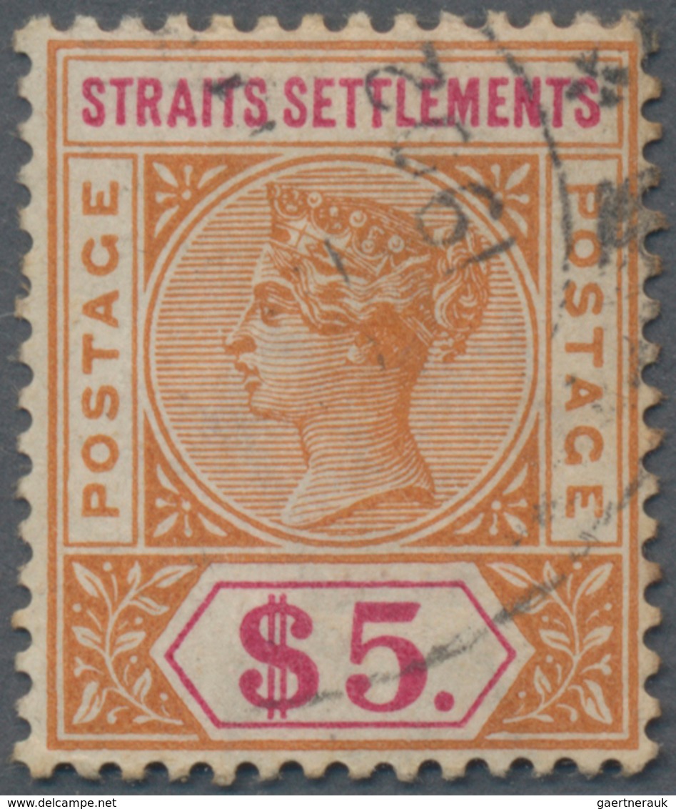 Malaiische Staaten: 1867-2006 Comprehensive collection of used stamps from Straits Settlements, Mala