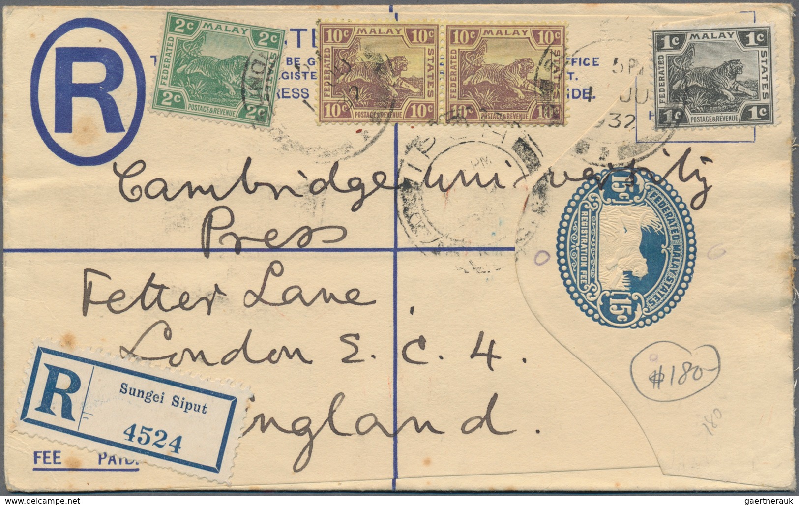 Malaiische Staaten: 1879-1950's POSTAL STATIONERY: Collection of 170 postal stationery items, ALL US