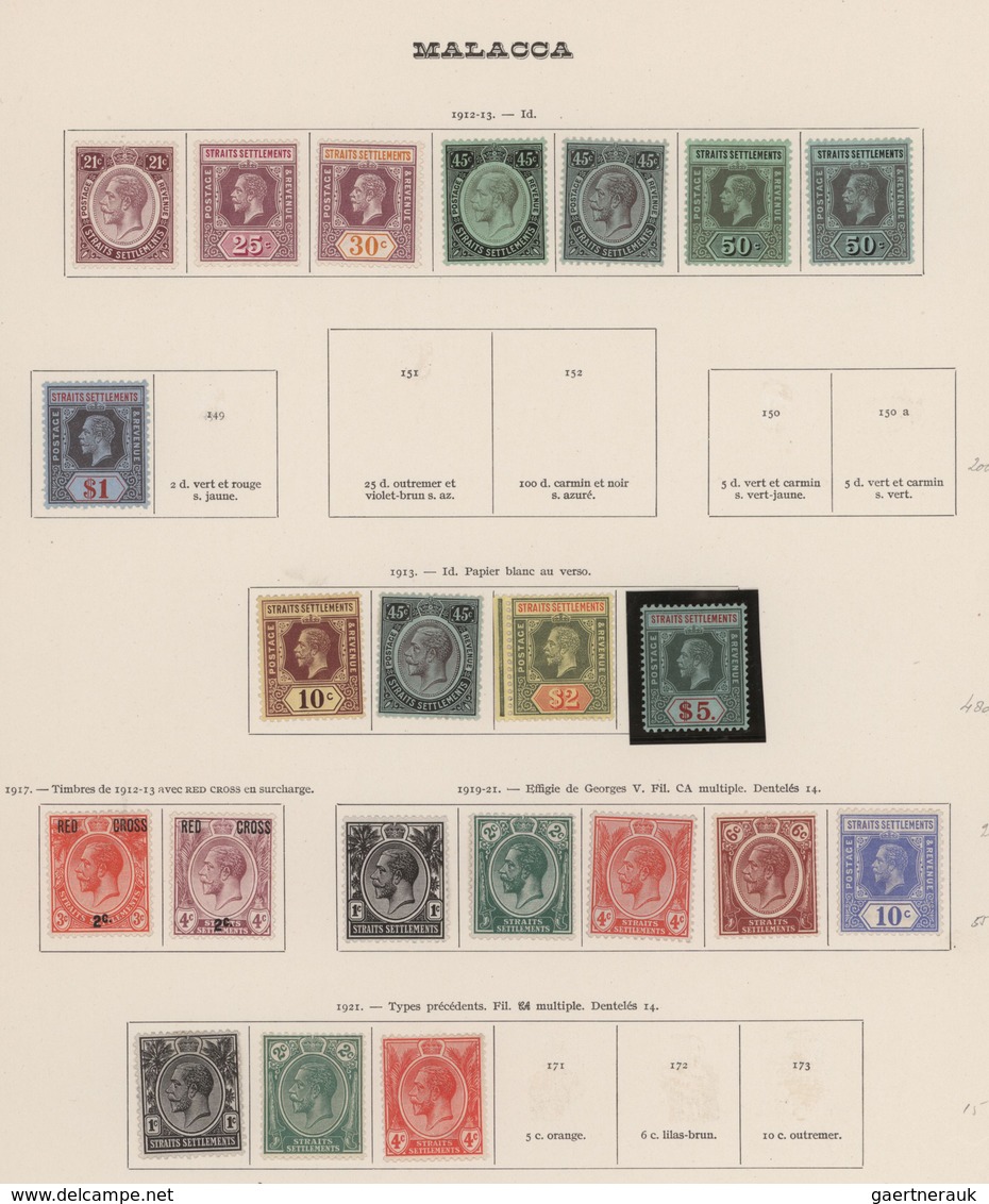 Malaiische Staaten: 1880/1960 (ca.), used and mint balance on album pages/stockpage, comprising Nort