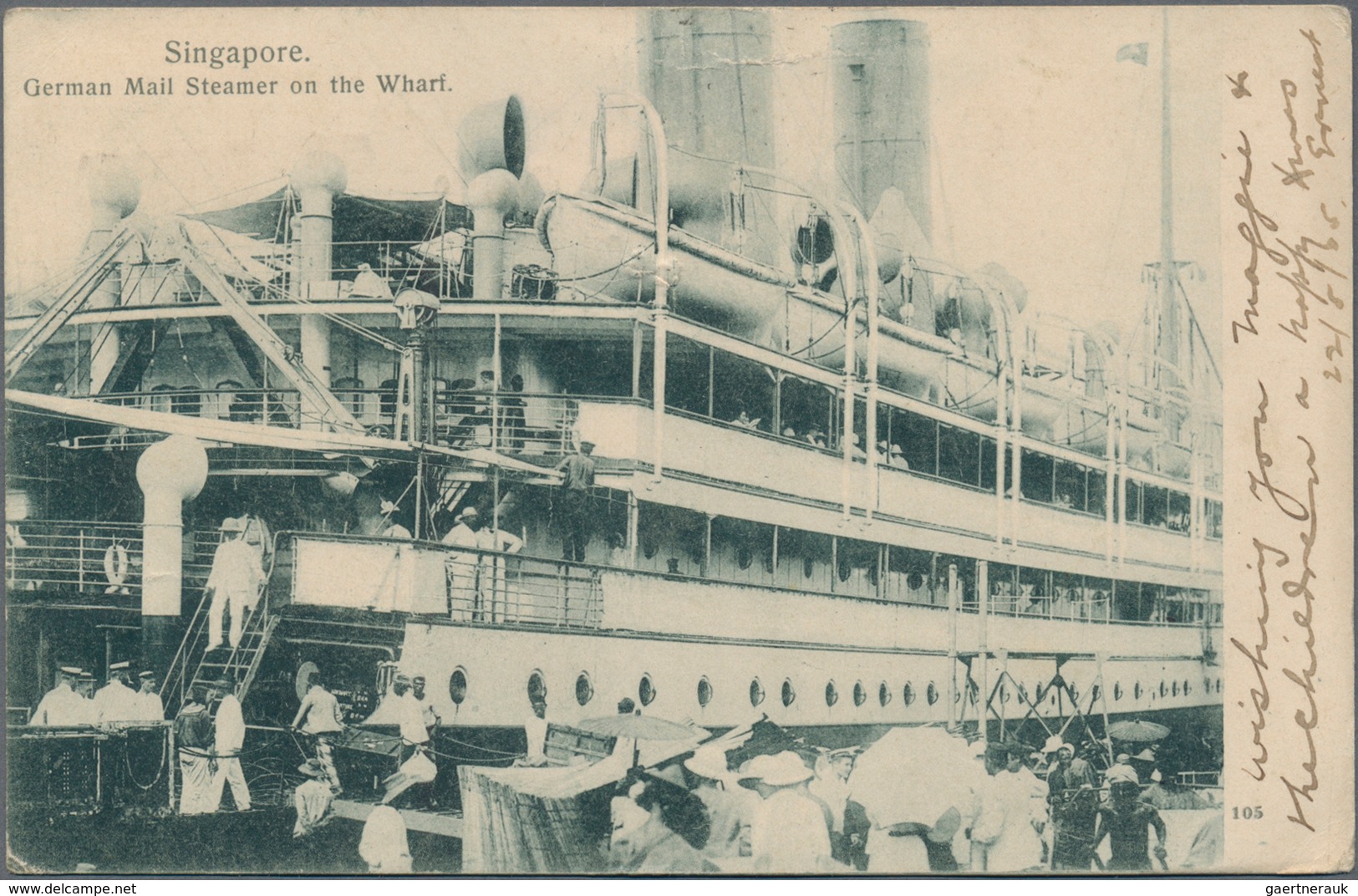 Malaiische Staaten: 1900-1920's mostly: Collection of about 130 picture postcards from Singapore (ma