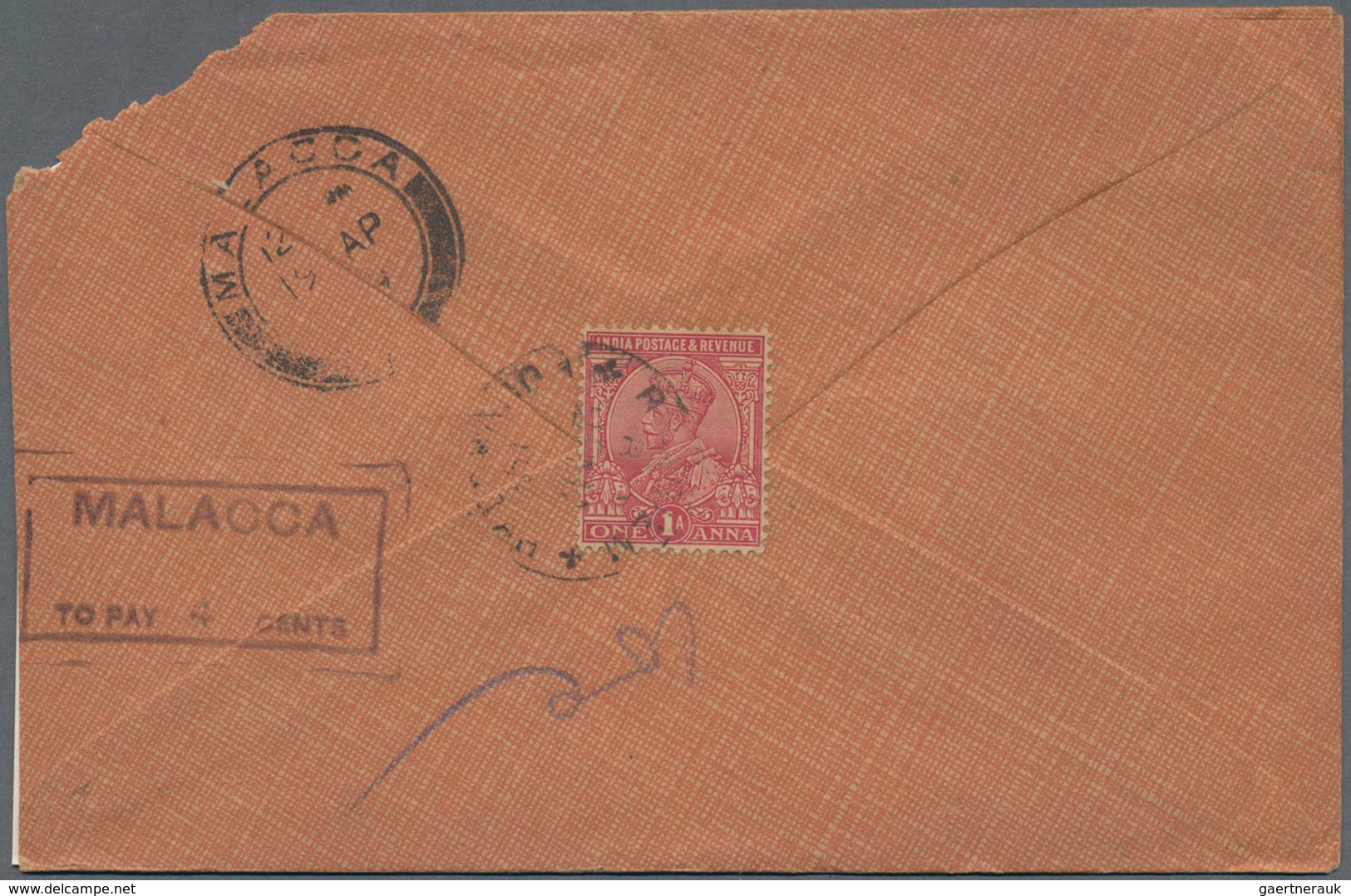 Malaiische Staaten: 1900's-1930's: Some More Than 200 Insufficiently Franked Covers And Postal Stati - Federated Malay States