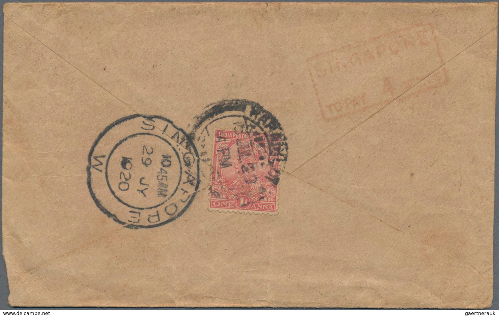 Malaiische Staaten: 1900's-1930's: Some More Than 200 Insufficiently Franked Covers And Postal Stati - Federated Malay States