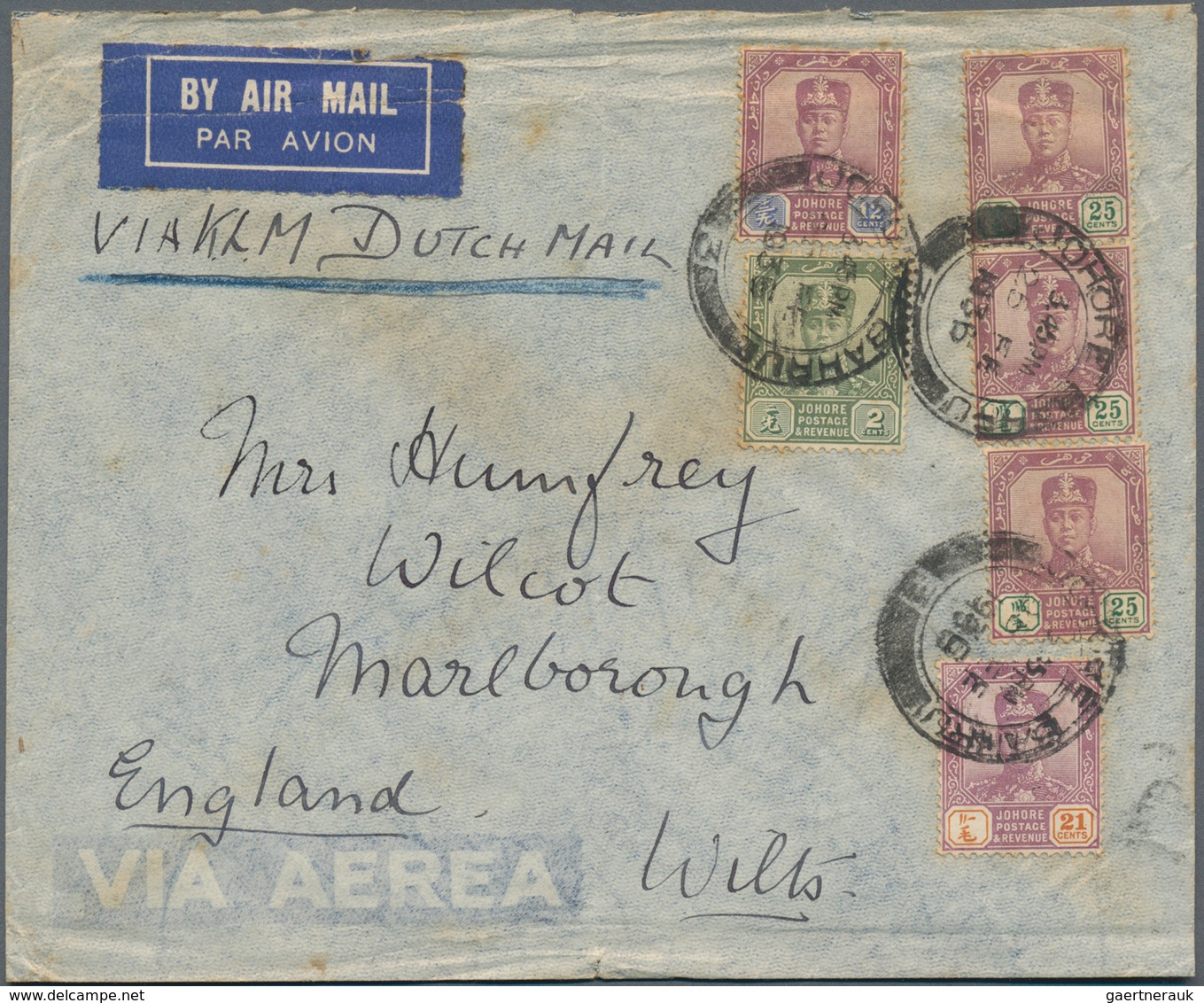 Malaiische Staaten - Johor: 1900's-1960 Ca.: More Than 900 Covers From Various Post Offices In Johor - Johore