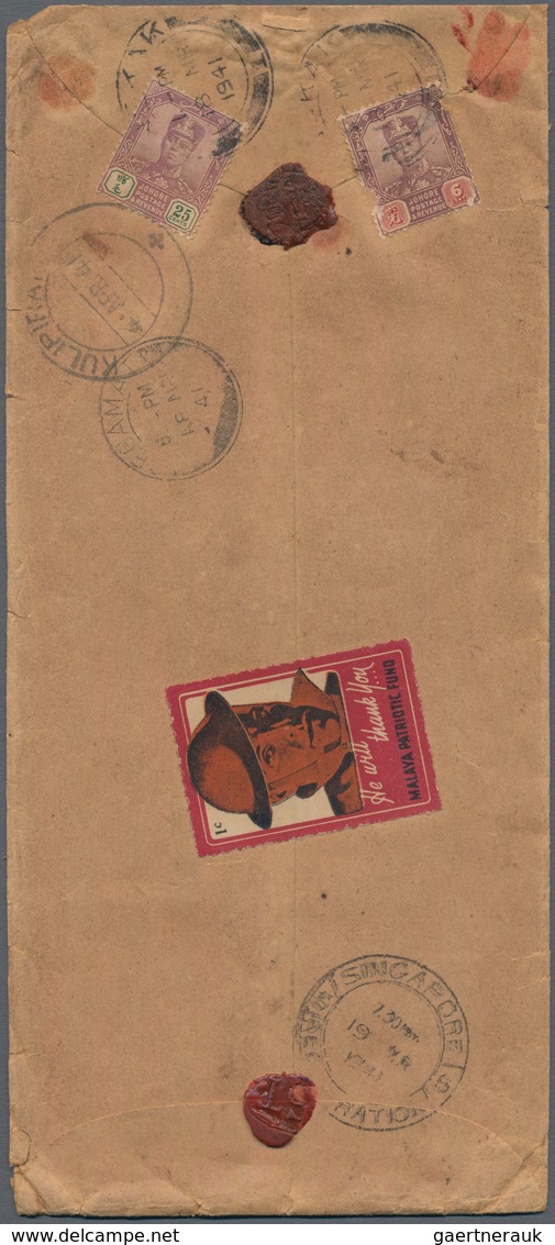 Malaiische Staaten - Johor: 1930's-60's Mostly: Collection Of 51 Covers From 51 Different Post Offic - Johore