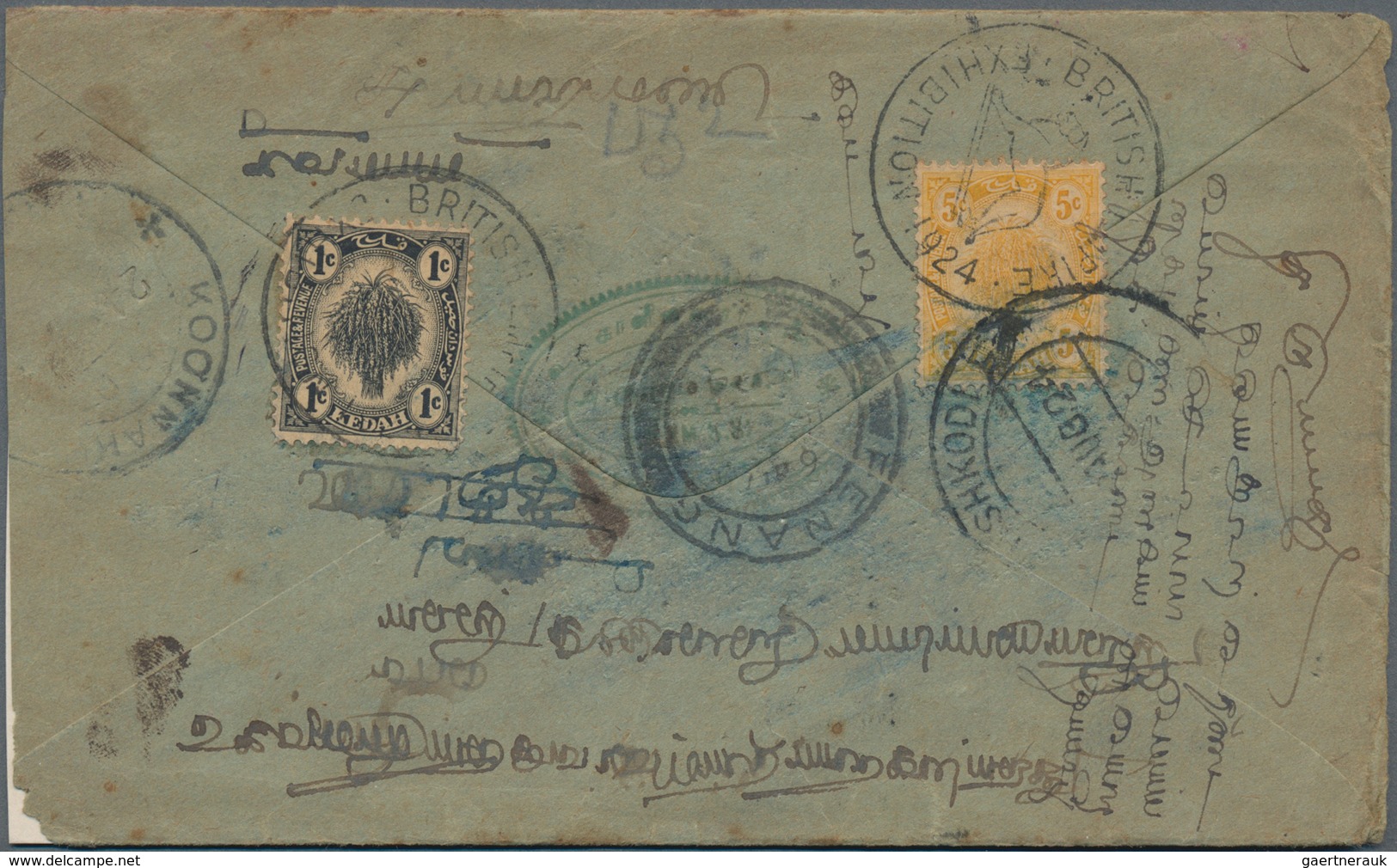 Malaiische Staaten - Kedah: 1910's-1960 Ca.: More Than 800 Covers From Various Post Offices In KEDAH - Kedah