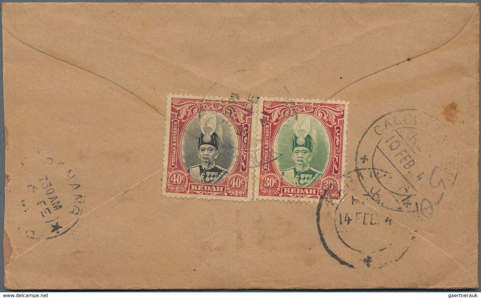 Malaiische Staaten - Kedah: 1910's-1960 Ca.: More Than 800 Covers From Various Post Offices In KEDAH - Kedah