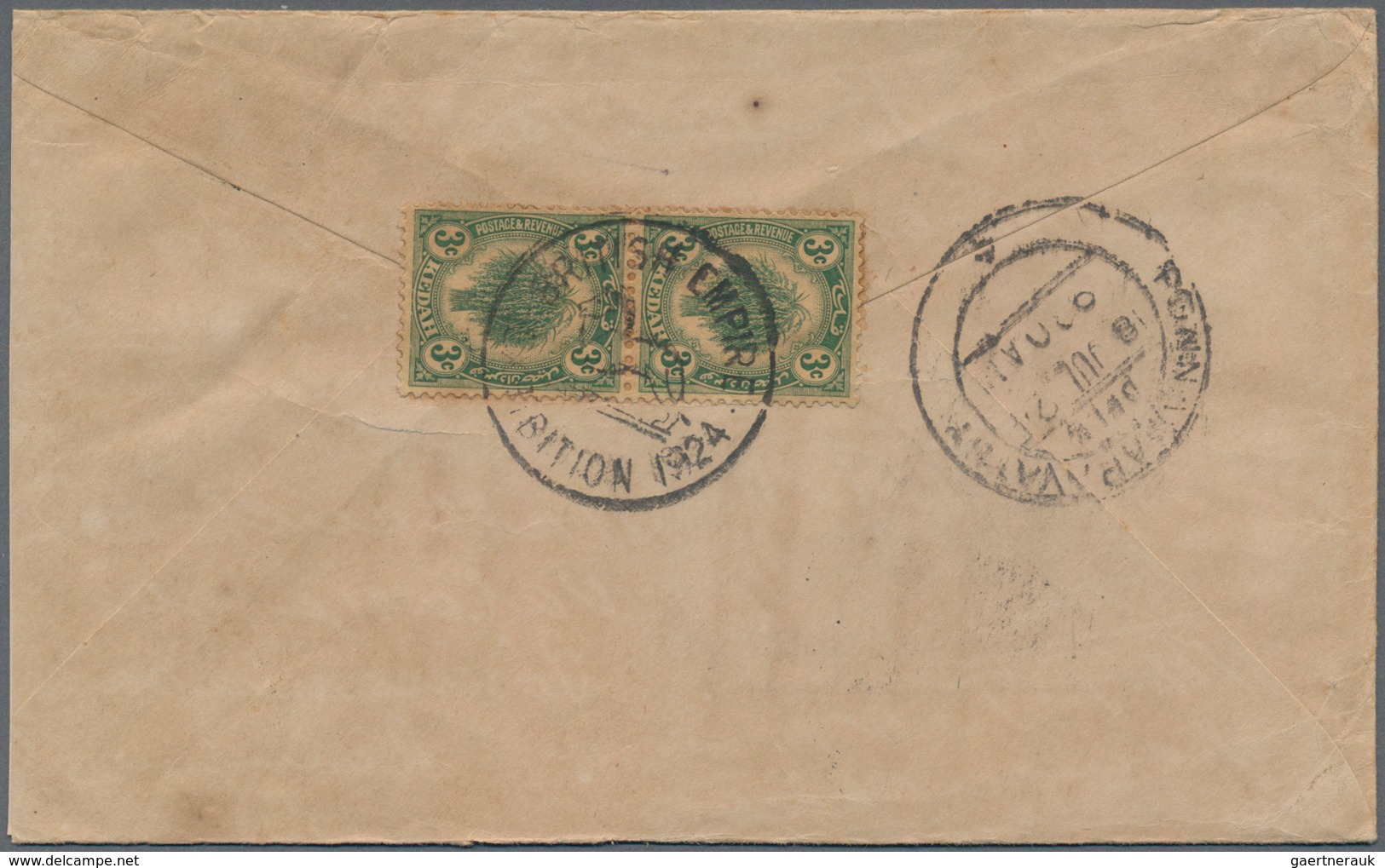 Malaiische Staaten - Kedah: 1919-1960: Small Collection Of 19 Covers From 19 Different Post Offices - Kedah