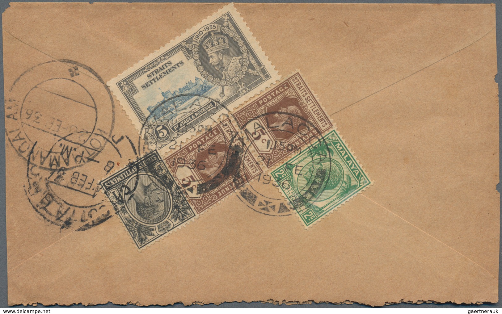 Malaiische Staaten - Malakka: 1900's-1950's Ca.: More Than 900 Covers From Various Post Offices In M - Malacca