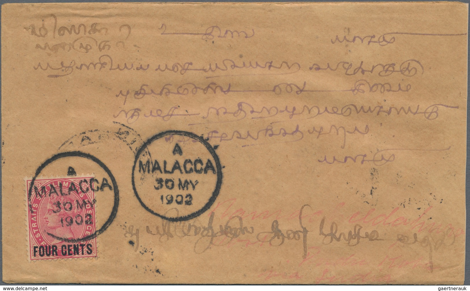 Malaiische Staaten - Malakka: 1902-1962 The Post Officies Of Malacca: 19 Covers From 15 Different Po - Malacca